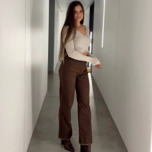 PANTALÓN CAMPANA CHOCO