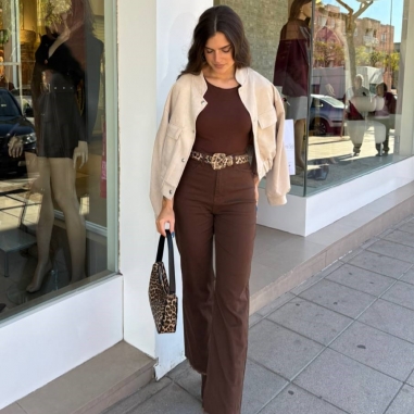 PANTALÓN CAMPANA CHOCO