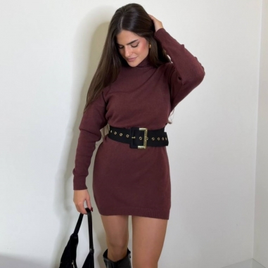 VESTIDO PUNTO CUELLO