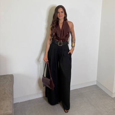 PANTALÓN PALAZZO NEGRO