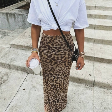 FALDA TUL ANIMAL PRINT