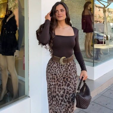 FALDA TUL ANIMAL PRINT