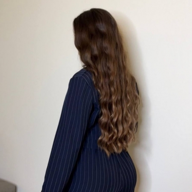 CONJUNTO TRAJE RAYAS MARINO