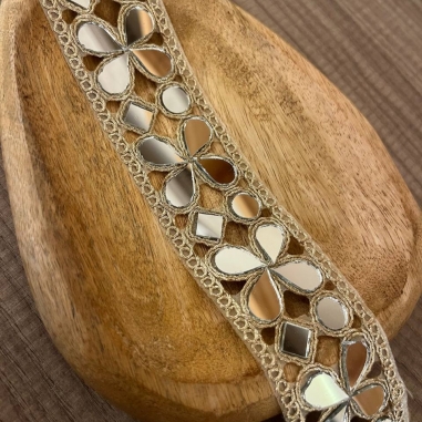 CHOKER ESPEJO DORADO