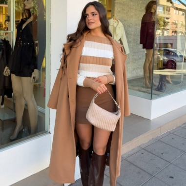 JERSEY RAYAS TRICOLOR CAMEL