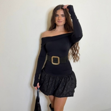 MONO ESCOTE BARCO GLOBO NEGRO