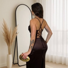 VESTIDO CORSET CHOCO