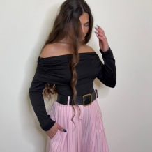 PANTALÓN PALAZZO RAYAS ROSITA 2