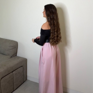 PANTALÓN PALAZZO RAYAS ROSITA