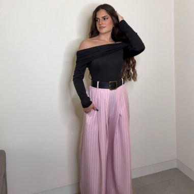 PANTALÓN PALAZZO RAYAS ROSITA