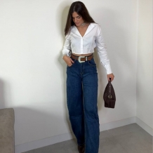 JEANS BALLOON OSCURO