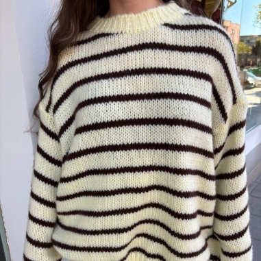 JERSEY OVER RAYAS AMARILLO