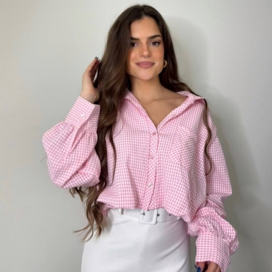 FALDA PANTALÓN CINTURÓN BLANCA