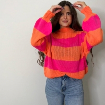 JERSEY RAYAS NARANJA