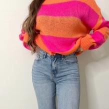 JERSEY RAYAS NARANJA