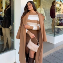 ABRIGO PAÑO CAMEL 2