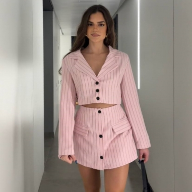 CONJUNTO TRAJE RAYAS ROSITA