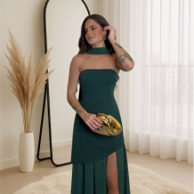 VESTIDO SERENA + CHAL VERDE... 2