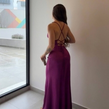 VESTIDO SATINADO ESPALDA... 2