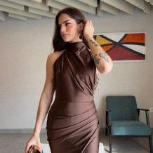 VESTIDO HALTER CHOCO 2