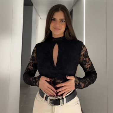 PANTALÓN CAMPANA CREMA