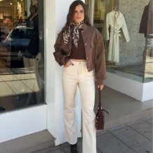 PANTALÓN CAMPANA CREMA