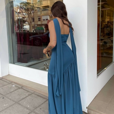 VESTIDO SERENA PETRÓLEO