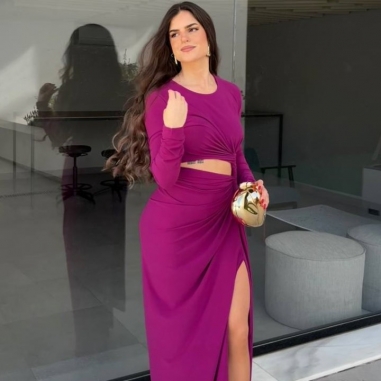 VESTIDO LARGO BUGANVILLA