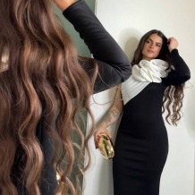 VESTIDO VOLANTE BICOLOR 2