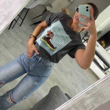 JEANS WIDE LEG BOLSILLO