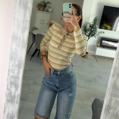 JEANS WIDE LEG BOLSILLO