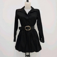 MONO CAMISERO GLOBO NEGRO