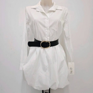 PREVENTA VESTIDO CAMISERO GLOBO CON...