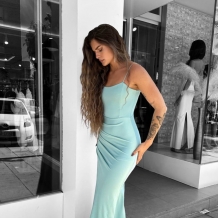 VESTIDO LARGO ESPALDA...