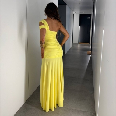 PREVENTA VESTIDO BELLA AMARILLO