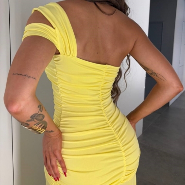 PREVENTA VESTIDO BELLA AMARILLO