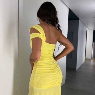 PREVENTA VESTIDO BELLA AMARILLO