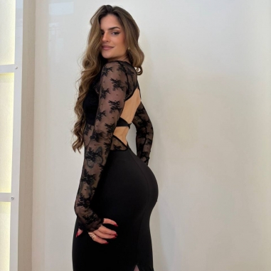 VESTIDO BANDA ENCAJE