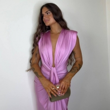 PREVENTA VESTIDO NUDO ROSA 2