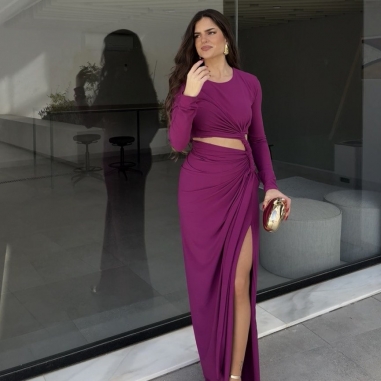 VESTIDO LARGO BUGANVILLA