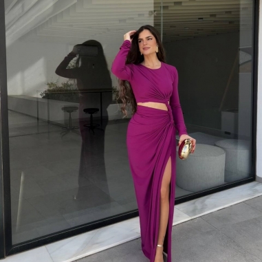 VESTIDO LARGO BUGANVILLA