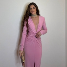 VESTIDO NUDO FRUNCIDO ROSITA 2