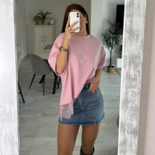 CAMISETA ASIMÉTRICA ENCAJE... 2