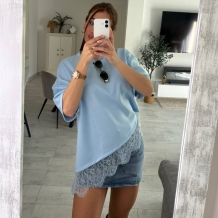 CAMISTA ASIMÉTRICA ENCAJE... 2