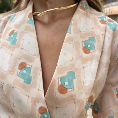 CONJUNTO ESTAMPADO BEIGE