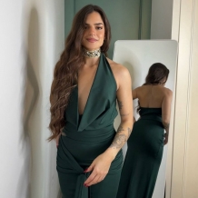 VESTIDO ALICE VERDE BOTELLA