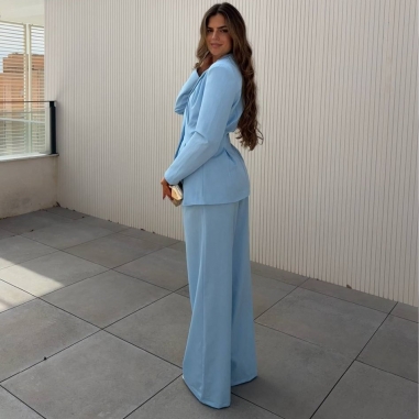 CONJUNTO TRAJE CELESTE