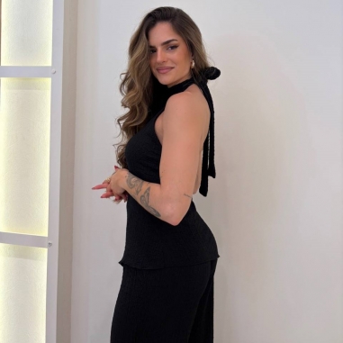 CONJUNTO BAMBULA HALTER NEGRO