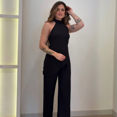 CONJUNTO BAMBULA HALTER NEGRO