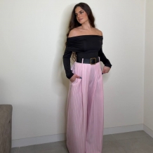 PANTALÓN PALAZZO RAYAS ROSITA